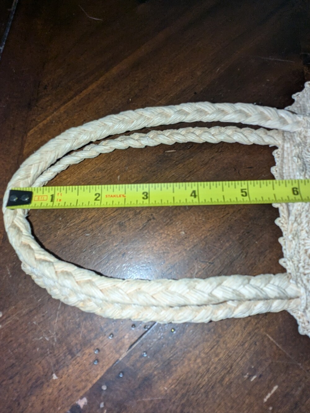 VTG 60s Round Woven Straw Beach Bag Made in Japan Shell - Picture 10 of 10